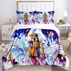 Admire Saint Seiya Pattern Cartoon Duvet Cover Set HD Одеяло Cover для детей Постельные комплекты Постельное белье Декор для спальни