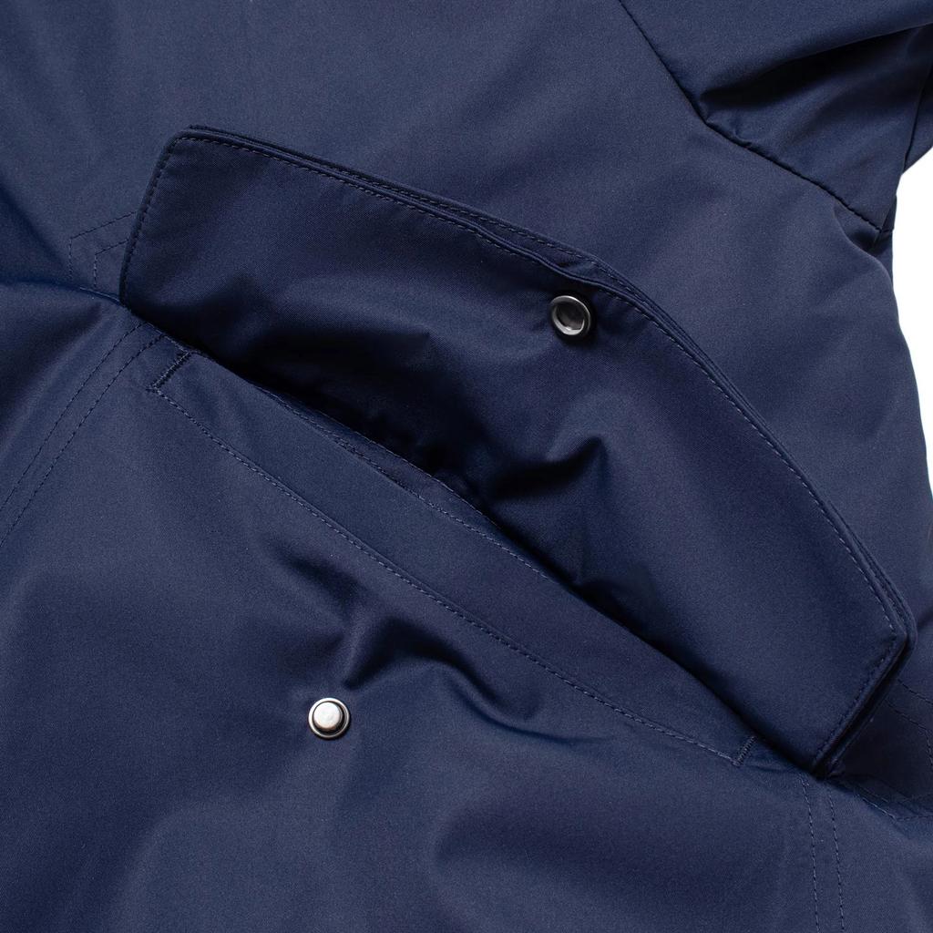 Li Ning однотонная теплая светоотражающая свободная куртка мужская куртка чернильно-синего цвета AJMT073-3