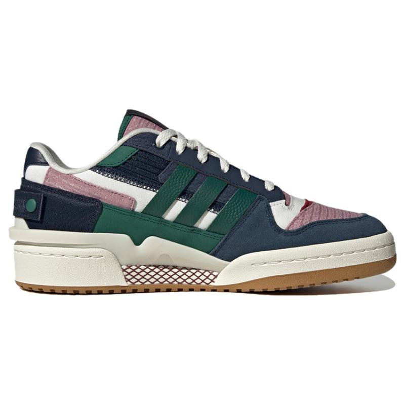 Adidas Originals Forum Exhibit Low 'Navy Multi' Sneakers ID2563