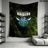 Canberra Raiders Wall Tapestry Aesthetic Wall Hanging Printed Fabric Blanket Decorative Tapestries for Bedroom Living Room Home Decor