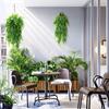 2pcs 29.92in Fake Hanging Plant Green Wall Hanging Plant Decor Artificial Greenery  Balcony
