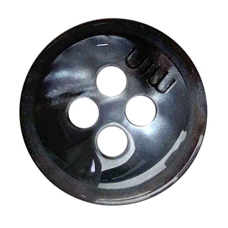 Four-Eye Min Resin Buttons Imitation Shell Knitted Cardigan Shirt Sleeve Collar Buttons Black Beige Clothing Accessories