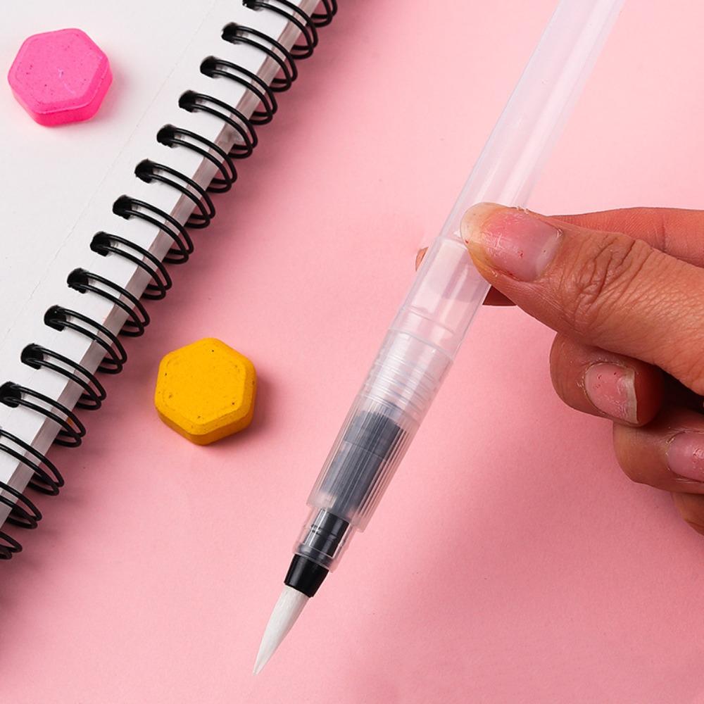 Easy To Use Refillable Paint Brush Water Pen Soft Watercolor Brush Ink Pen Beginners