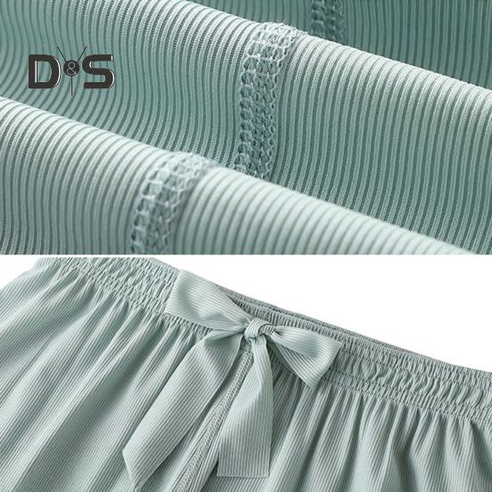 Женский летний пижамный комплект с круглым вырезом, короткими рукавами, топом и штанами, повседневный свободный комплект из двух предметов для отдыха