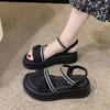 Outdoor Diamond 2025 Luxury Daily Ladies Shoes Cheap Liquidation High Quality Wholesale Vintage Summer Casual Women's Sandals