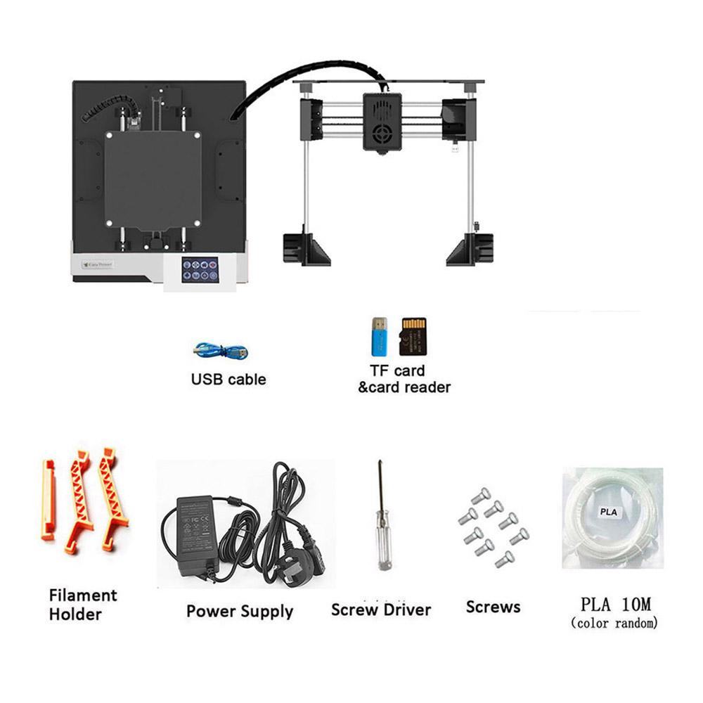 3D-принтер EasyThreed K8 FDM Настольная машина для печати 150x150x150 мм 5,9x5,9x5,9 дюймов Размер печати Съемная платформа