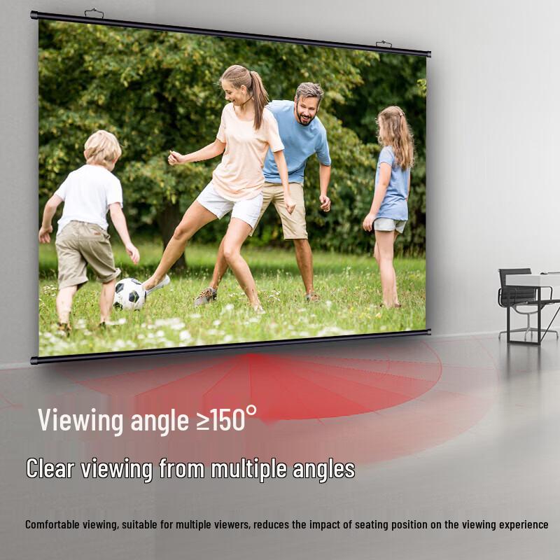 Deli 120-inch 16:9 Wall/Hanging Projector Screen