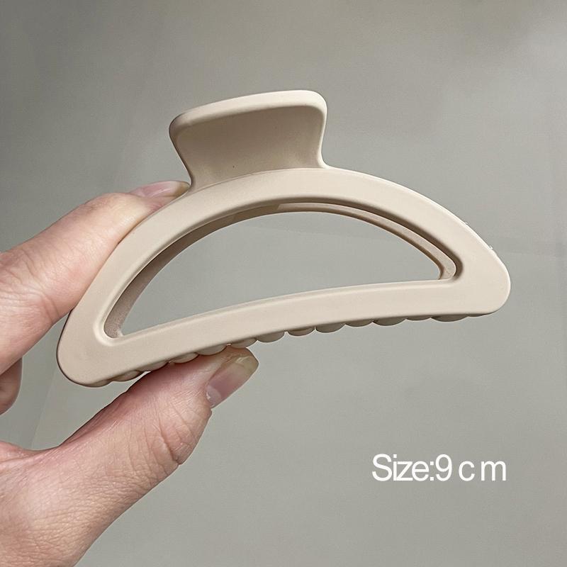 Большой краб для волос с бантом, новый модный однотонный черный зажим для волос в виде акульего плавника, инструменты для укладки волос, аксессуары для женщин, девушек