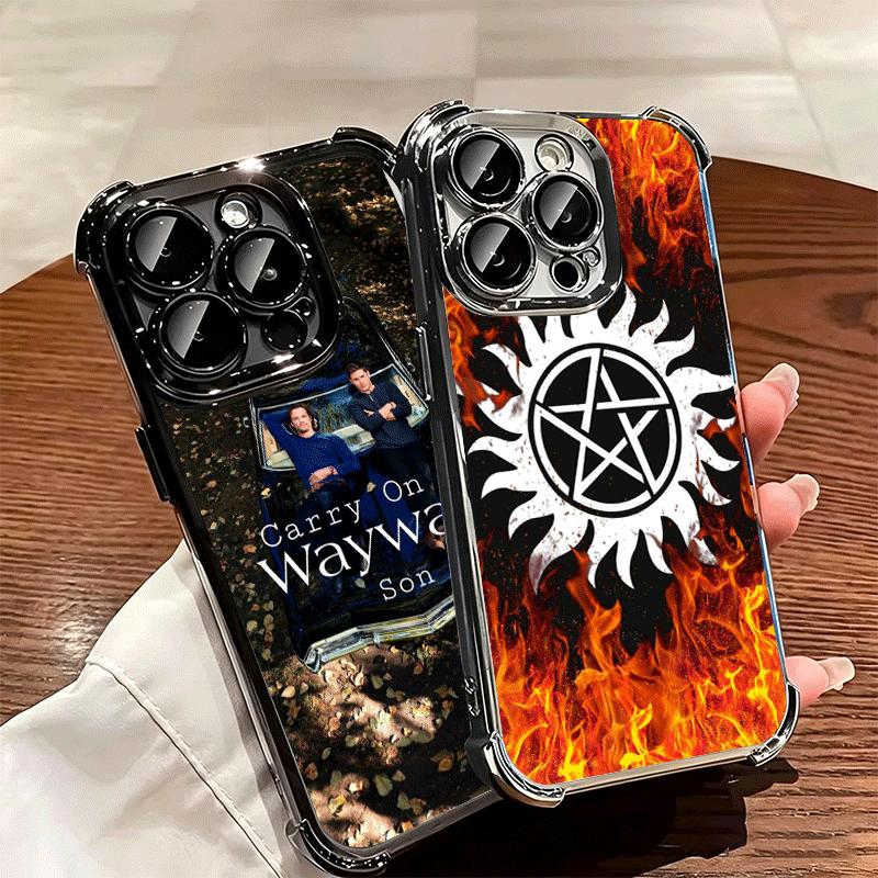 Сверхъестественное SPN Бабайт Покрытие Чехол для Телефона Для Iphone 16 17 Pro Max Air 16E 14 15 Plus 12 13 Mini Противоударный Чехол с Подушкой Безопасности