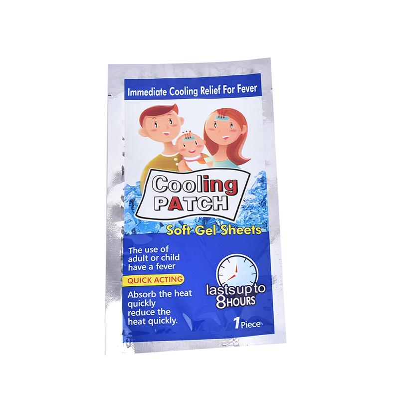 10 шт./пакет, обезболивающий детский пластырь от лихорадки, охлаждающий гель для снижения температуры, от головной боли