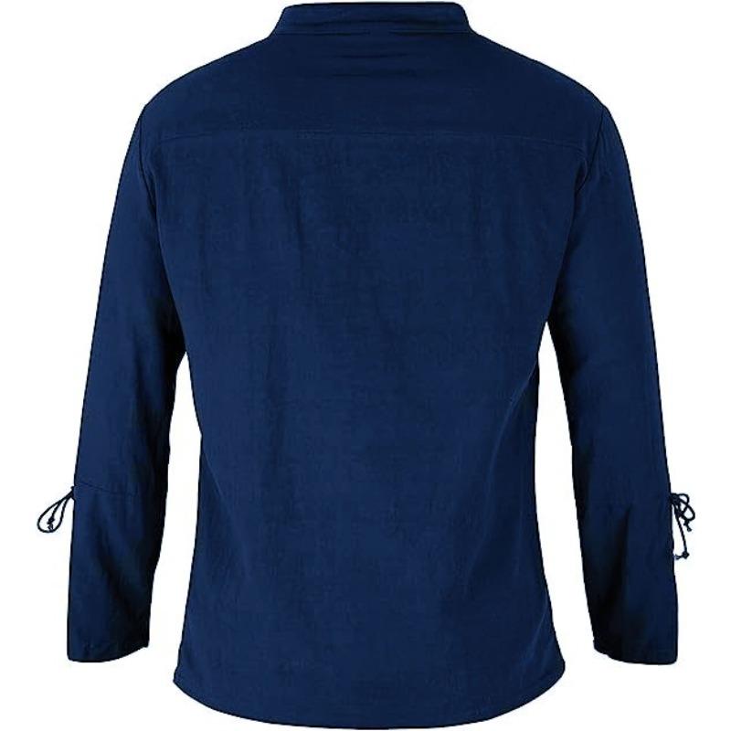 Men's Steampunk Vintage Button Down Polo Shirt.