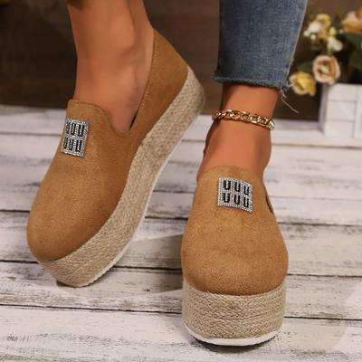 Новые женские мокасины для отдыха, нескользящие, с круглым носком, дышащие, без застежек, женские туфли на плоской подошве, женские, ленивые, парусиновые, на толстой платформе