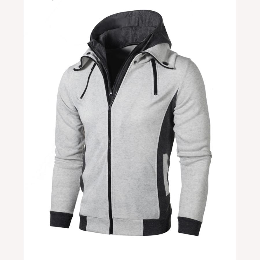Куртка Double Pull Hooded Sweatshirt Casual Men's Jacket Cardigan