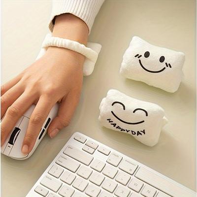Подушка из пены с эффектом памяти, милая, легко носить с собой, подставка для запястья, подставка для запястья мыши для офисных компьютеров, ноутбуков, Mac. Удобная и легкая, легко печатать.