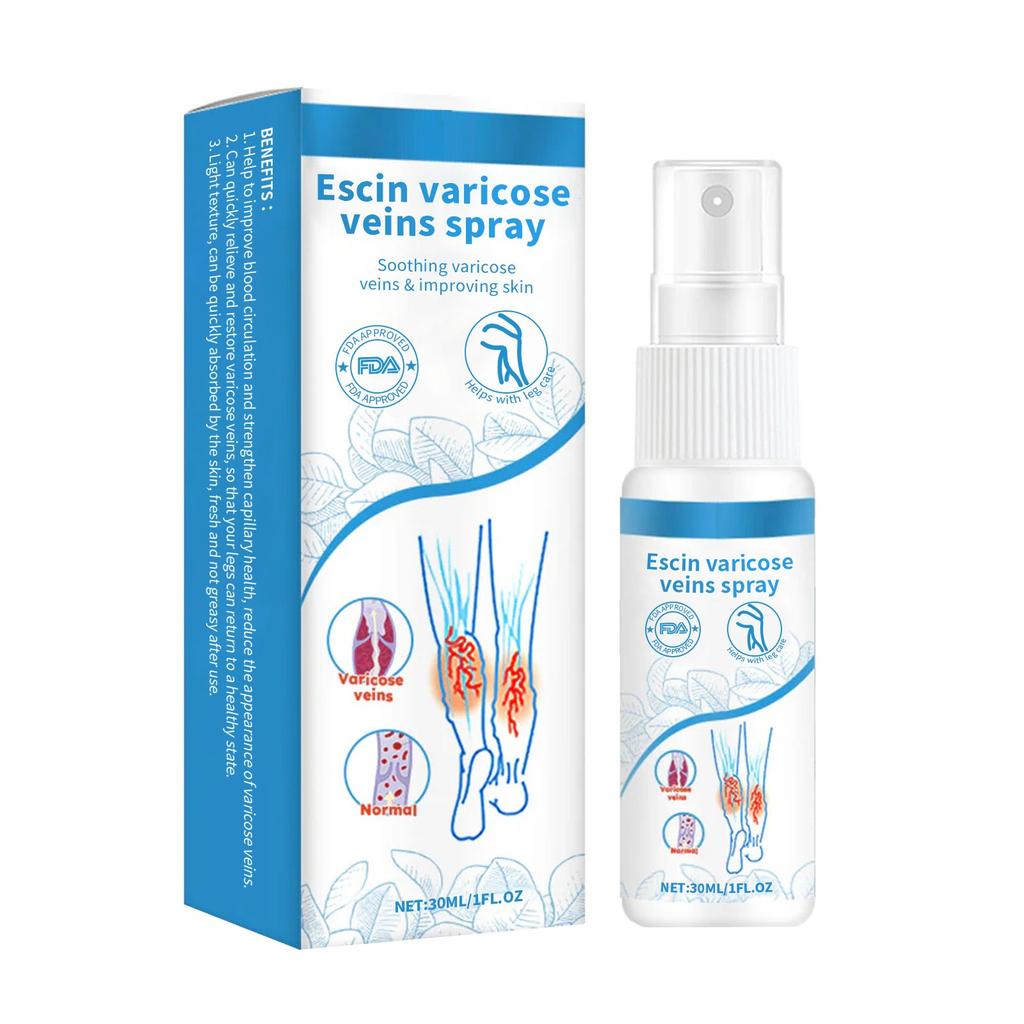 Escin Varicose Veins Spray,Varicose Veins Spray,Varicose Veins Spray,Varicose Veins Soothing Spray 30ML