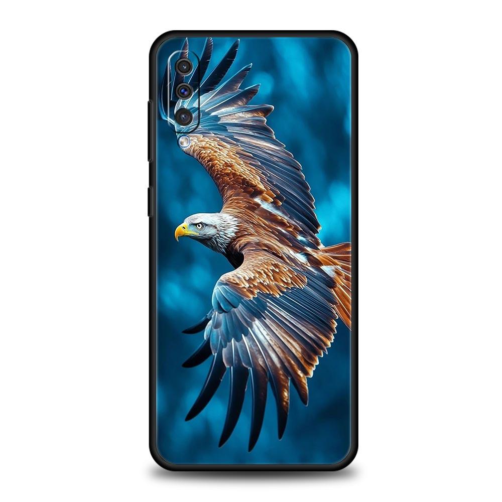 Чехол для телефона с орлом для Samsung Galaxy A56 A36 A26 A34 A17 A16 A06 A14 A12 A54 A72 A70 A30 A24 A22 5G A20e A52 A50 A40 A32 4G