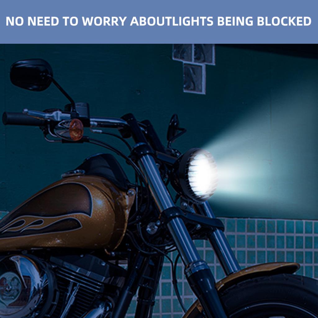 Мотоциклетная 5 3/4" 5.75" светодиодная решетка для фары ABS защитный аксессуар для фары подходит для XL883 XL1200 XL1200X X48