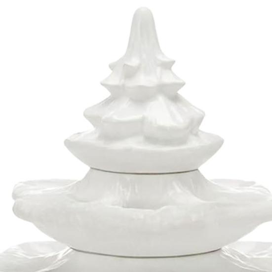 Christmas Tree Deviled Egg Tray, Resin Appetizer Platter for 24 Eggs Festive Holiday Party Serving Dish And Decor