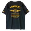 Vanson VSE25807S Men's Moisture-Wicking, Quick-Drying Mesh T-Shirt (2XL, Black/Yellow)