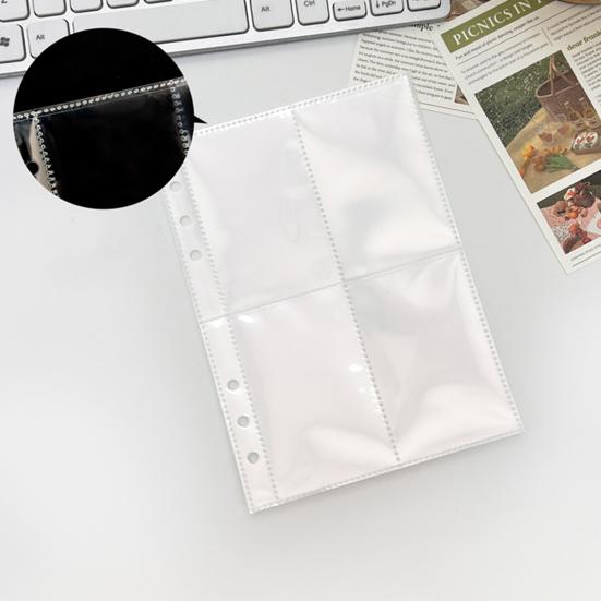 5 шт. фотоальбом пылезащитный прозрачный рукав для карточек листы-переплеты водонепроницаемая защитная пленка для фотографий для карточек