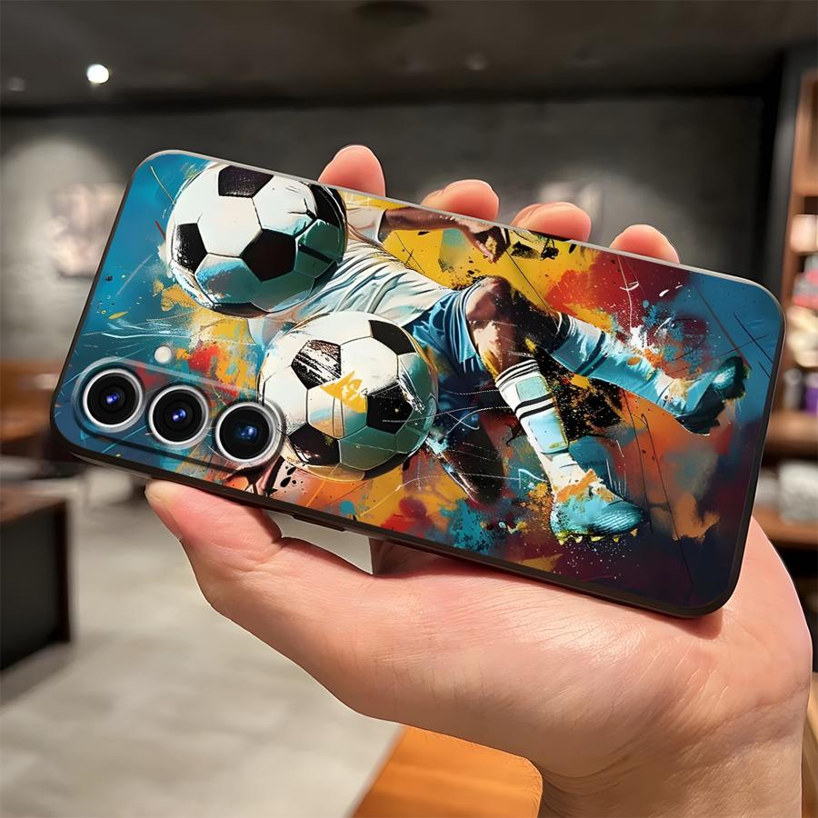 Чехол для Samsung Galaxy S26 S25 S10 S9 S24 Plus S26 S21 FE Note 20 8 9 10 S23 S20 Ultra с футбольными матчами Funda Чехол для телефона