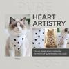 Cute Heart Pattern Dog Vest Soft Cotton Breathable Pet T-shirt Thin Cozy Pet Short Shirt Spring Summer Season