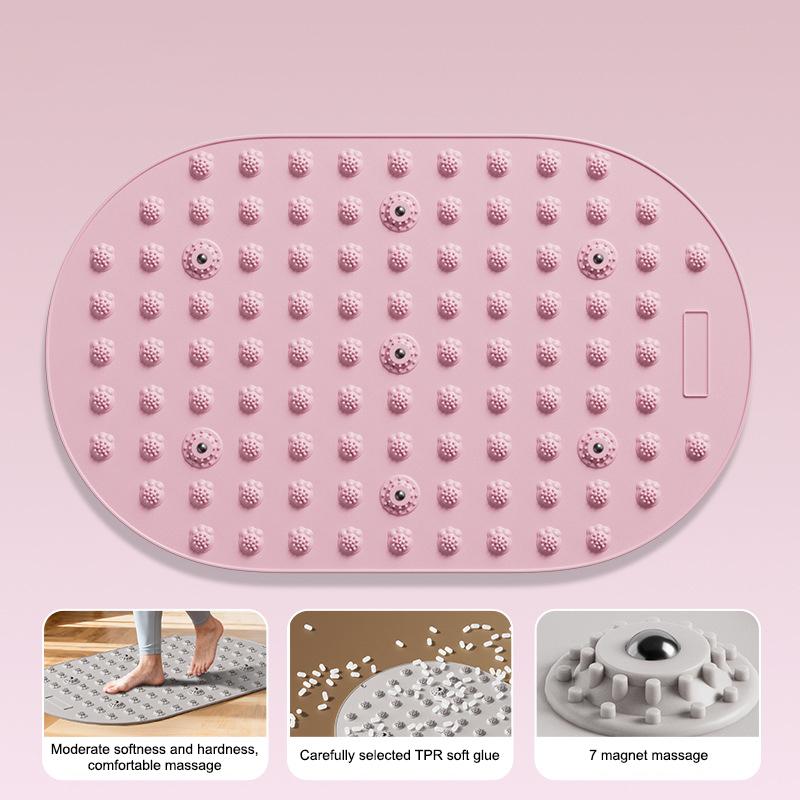 65 * 40Cm Extended Soft Silicone Fingerprinting Board Foot Massage Pad In Situ Indoor Running In Situ Foot Foot Stepping Toe Pad