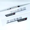 3D Flat Fo Turbo BITURBO V8 BITURBO 4MATIC 4MATIC+ V8 V12 BITURBO Plus Emblem for Benz GT Car Fender Side Sticker BB1