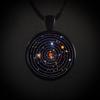 New Fashion Solar System Planet Galaxy Cabochon Glass Cosmic Pattern Pendant Necklace Chain Man Women Necklace Classic Jewelry