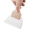 Wahei Freiz Cookware Scraper, Triangular Rubber Spatula, Ajido, Wooden Handle, Made In Japan, AD-145