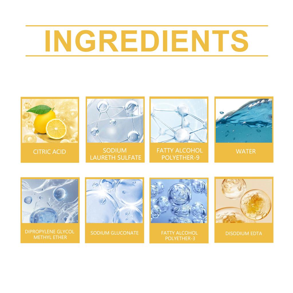 JAKEHOE Degreasing Cleaner Gentle Cleaning Kitchen Grease Household Kitchen Cooktop Grease Cleaner