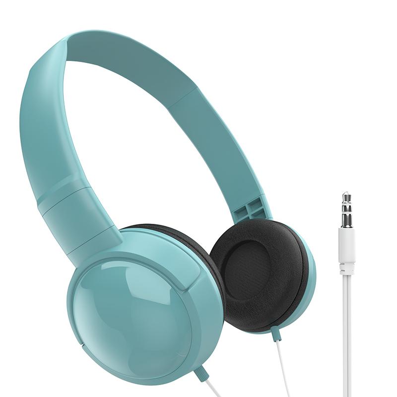 Wired Headphones Bass HiFi Over Ear Headset Earphoned Stereo Noise Cancelling