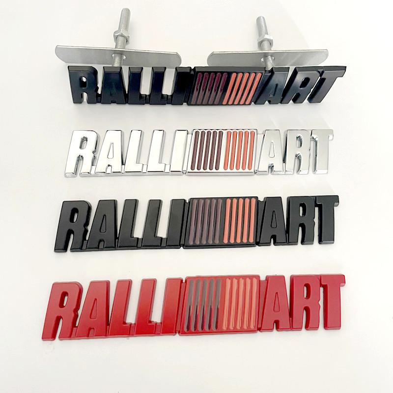 3D Металлическая Наклейка-Эмблема RalliArt на Переднюю Решетку и Задний Багажник Для Mitsubishi RalliArt Lancer Ralli Art 9 10 Asx