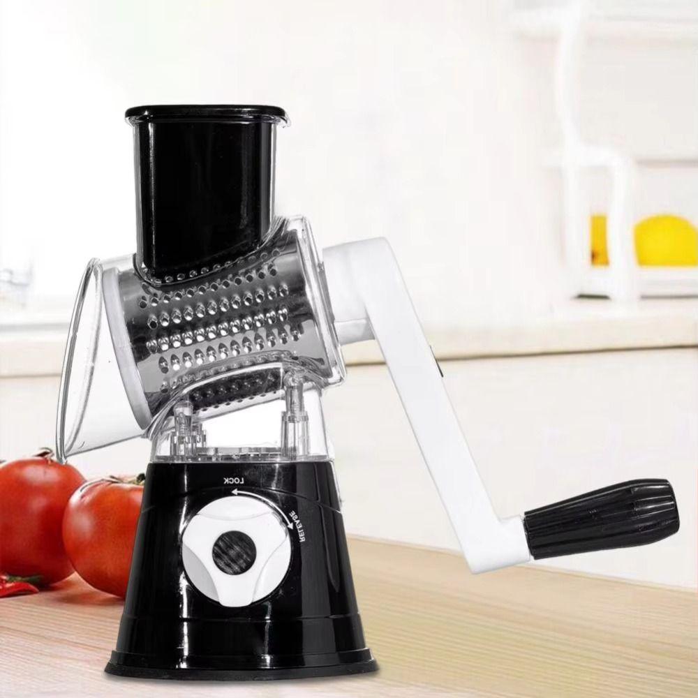 Rotary Cheese Grater Manual Food Shredder Nut Grinder Manual Rotary Vegetable Slicer Household