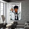 Hip-Hop Singer Tapestry Lil Babys Printing Home Decor Aesthetics Fashion Bedroom Background Wall Hanging Covering Sofa Blanket