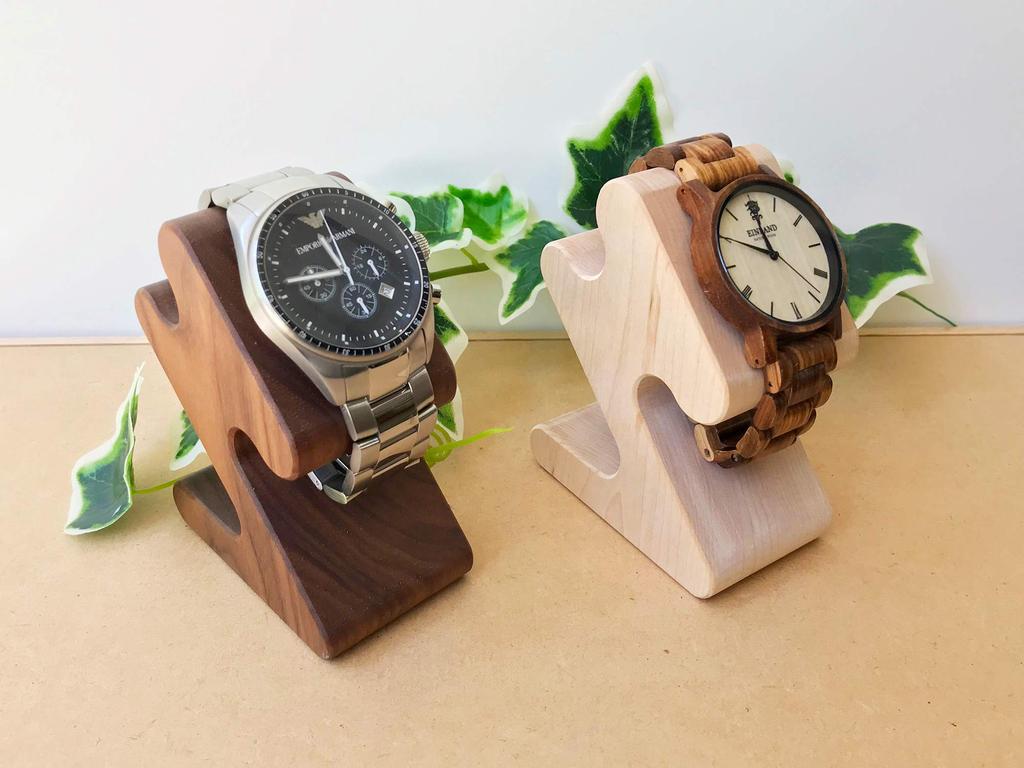 KATOMOKU Кленовые часы H. Подставка, Деревянная, km-103HM