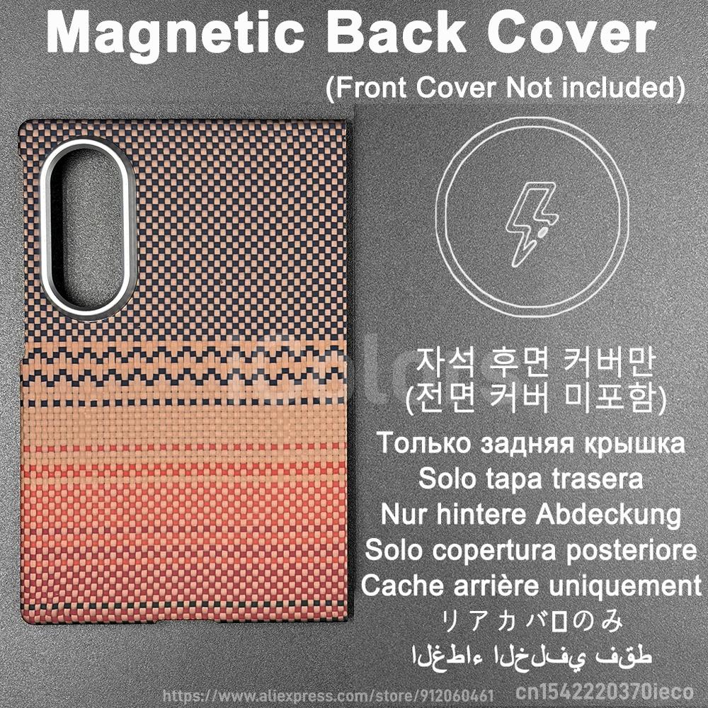 For Samsung Galaxy Z Fold 8 Magnetic Aramid Carbon Fiber Case MagSafe Charging Ultra Slim Light Fold 8 Wide Protective Cover