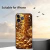 Денежное Золотое A-Art Чехол для Телефона Силиконовый Мягкий Для IPhone 17 16 15 14 13 12 11 X XR Plus Pro Max Plus