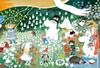 Yanoman [Made In Japan] 1000-Piece Jigsaw Puzzle, Compact Pieces, Moomin: The Dangerous Journey (26x38cm) 13-09, Includes Piece Request Postcard,