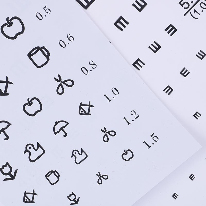 Настенная водонепроницаемая таблица для проверки зрения, таблица для проверки зрения, таблица для проверки зрения для больницы