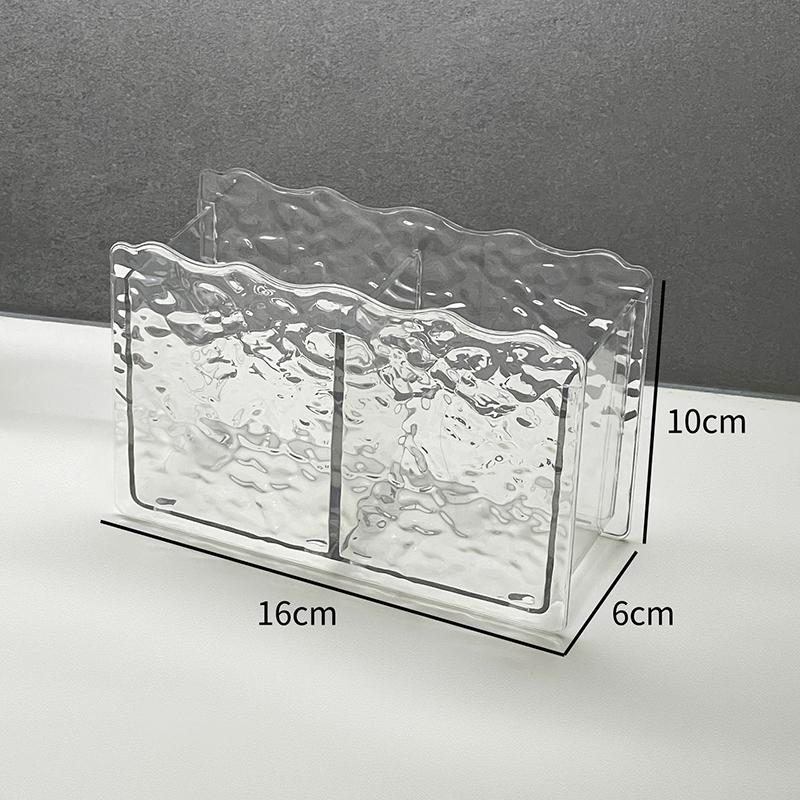 1 шт. акриловый ящик для хранения косметики, держатель для кистей для макияжа, органайзер для помады, карандаша для бровей, подставка для хранения в ванной комнате с бриллиантами