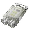Mini Portable LED Flashlight - Dual Light Source USB Charger Keychain Light for Outdoor, Fishing, and Emergency Use