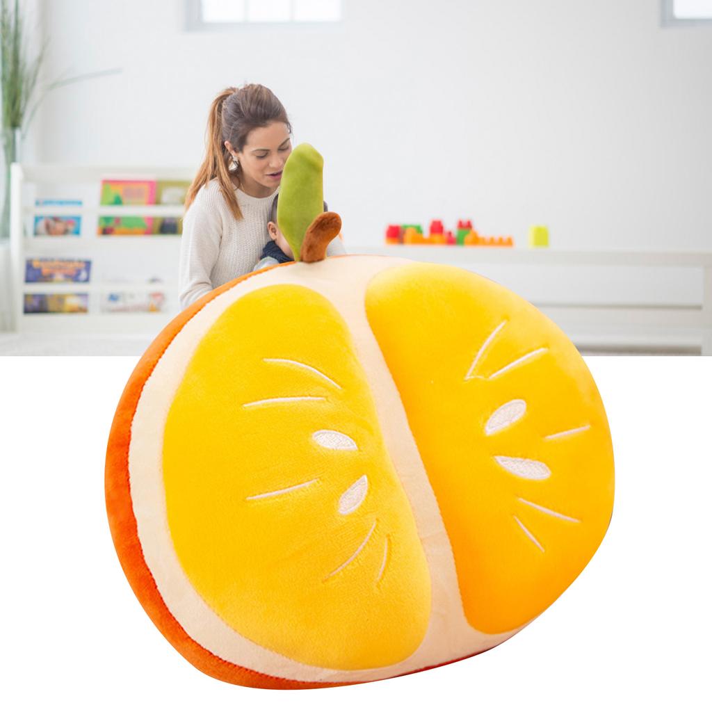 Kids Fruit Plush Pillow Cute Super Soft Vibrant Color Sleep Companion Stuffed Toy for Home Office