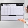 Soft Daily Message Fridge Sticker Magnetic Whiteboard Planner Whiteboard Weekly & Monthly Planner