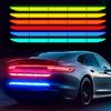 Автомобильная наклейка, светоотражающая предупреждающая лента, предупреждающая о столкновении, светоотражающая наклейка для багажника автомобиля