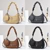 Stylish Black Grey Khaki Green Brown Womens Bag Trendy Minimalist Crossbody Purse For Everyday Use
