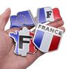 Эмблема для стайлинга автомобиля 3D Алюминий Логотип Франции Флаг Наклейки Декоративные аксессуары для Renault koleos duster megane 2 3 logan clio