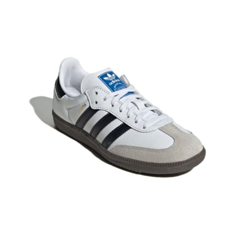 adidas Детские кроссовки Samba OG J White Black Gum Cloud-White Core-Black IE3675