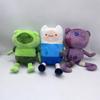 Милый набор плюшевых игрушек из Время приключений Мягкие набивные куклы с Финном, Зеленой лягушкой, Фиолетовым медведем Идеальный подарок на день рождения Для фанатов мультфильмов Коллекционеров