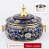 prosperity lotus blue base, вкладыш из нержавеющей стали